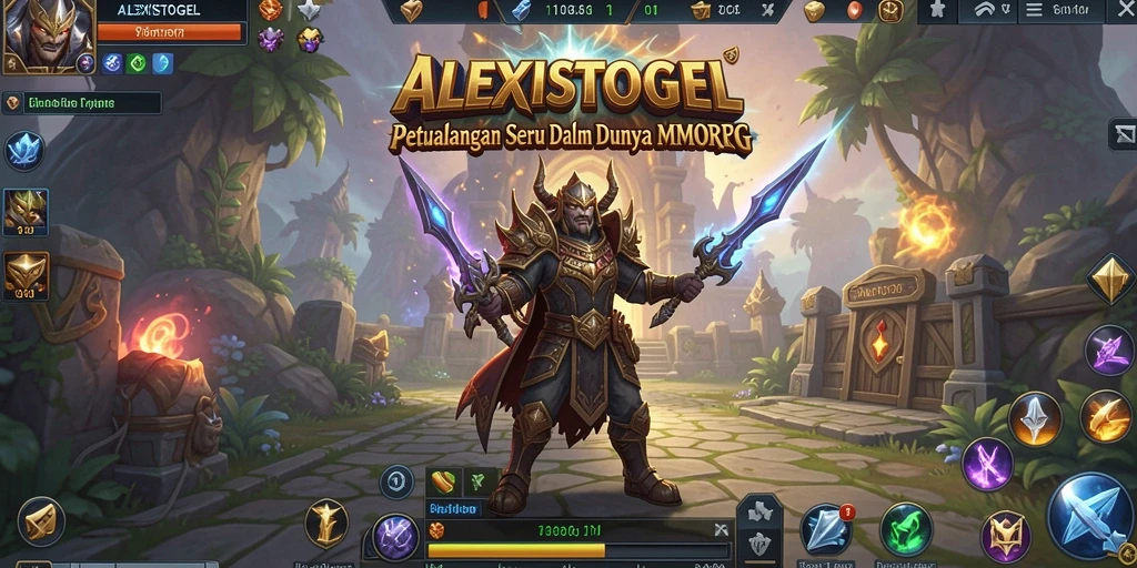 Tampilan gameplay ALEXISTOGEL yang penuh aksi dan eksplorasi.