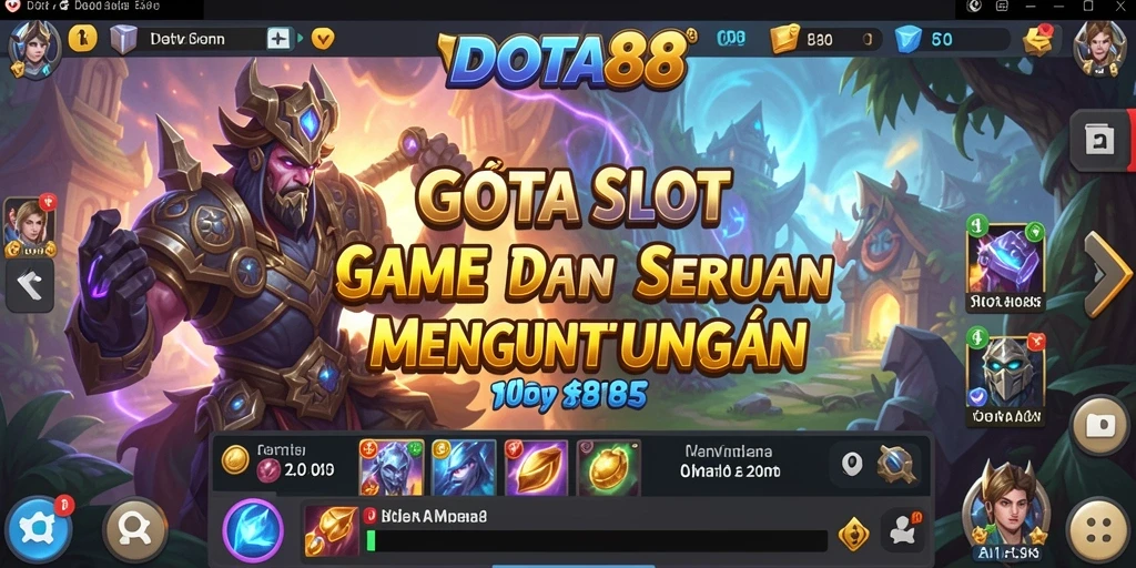 Tampilan gameplay menarik dari DOTA88 yang menawarkan keseruan slot.