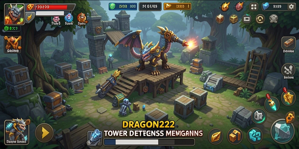 Tangkapan layar gameplay menegangkan di DRAGON222.
