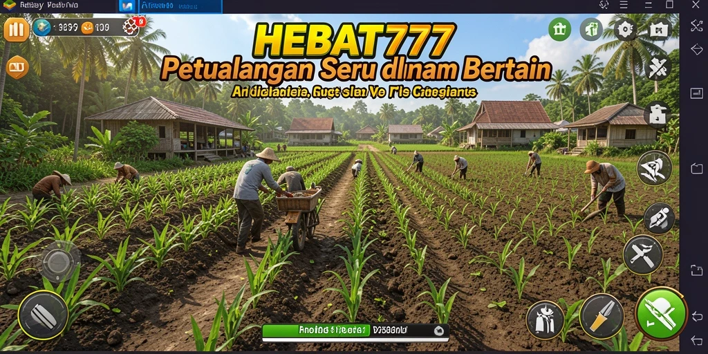Gameplay seru bertani yang mengasah kreativitas.
