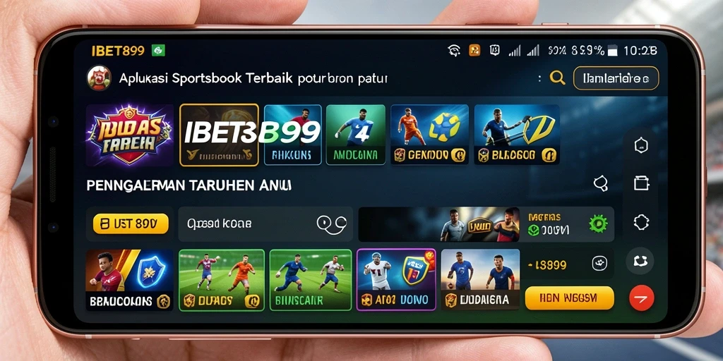 Screenshot IBET899 menampilkan antarmuka sportsbook yang menarik dan mudah digunakan.
