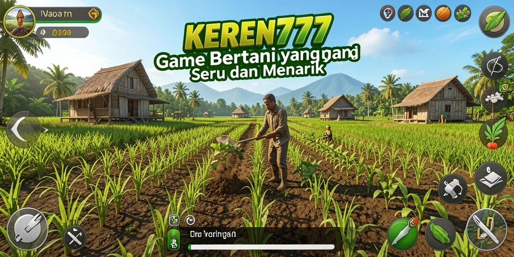Tampilan gameplay yang menarik di dunia pertanian KEREN777.