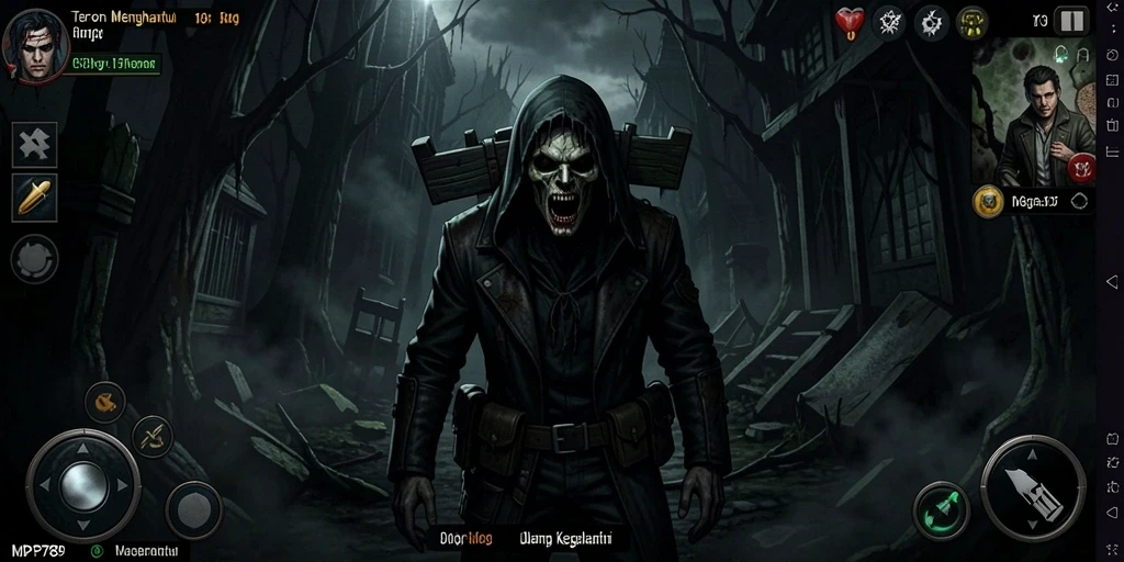 Gameplay menegangkan dengan suasana mencekam yang menyelimuti.