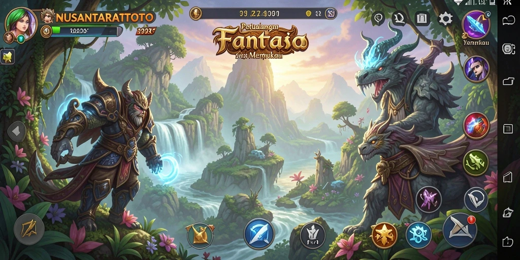 Tampilan gameplay yang memukau dari NUSANTARATOTO.