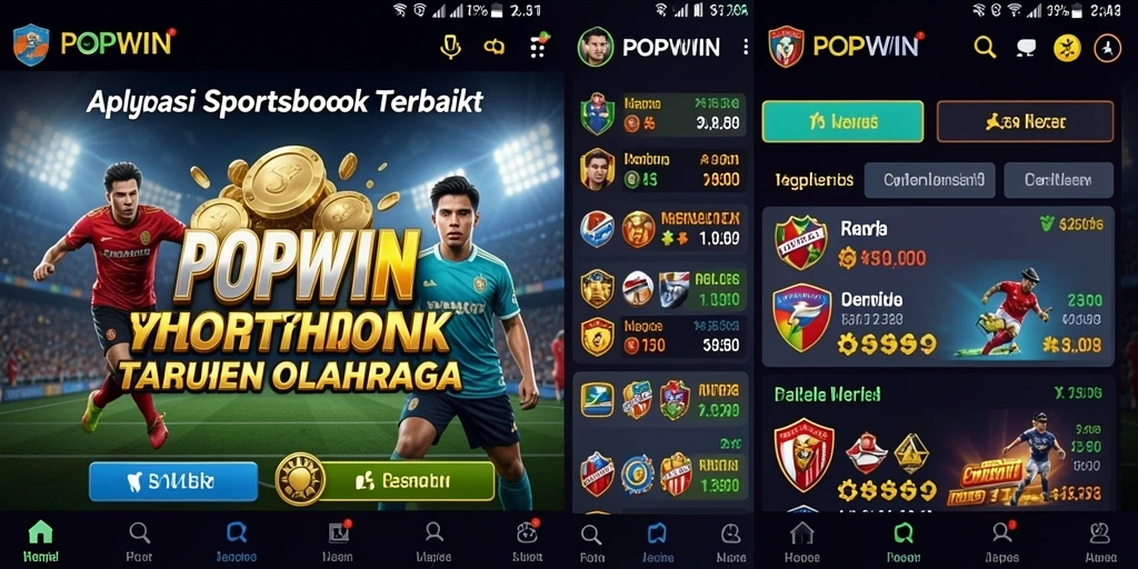 Tampilan gameplay menarik dari aplikasi Sportsbook POPWIN.