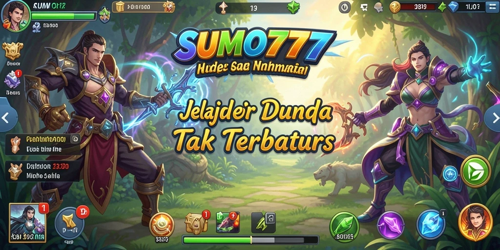Gameplay seru di dunia terbuka SUMO777 yang imersif.