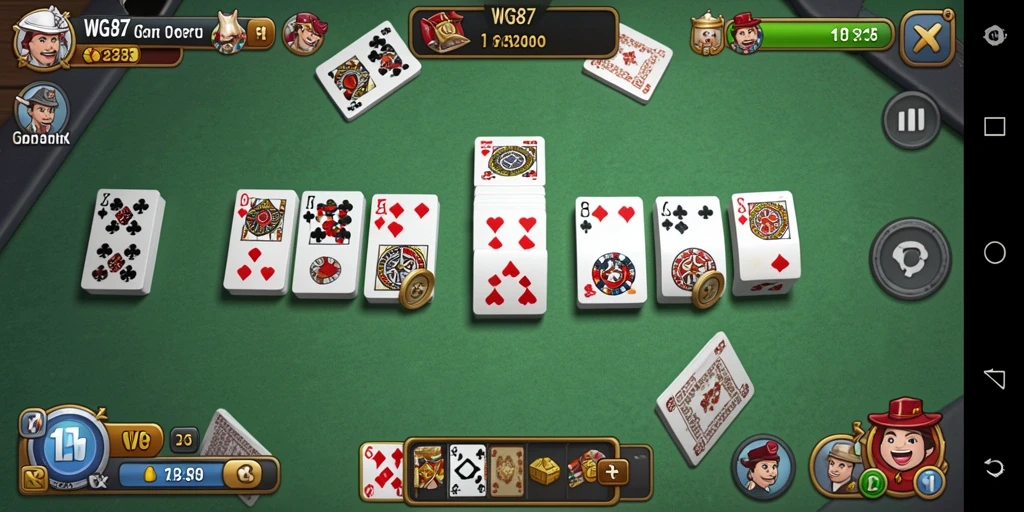 Gameplay seru dalam WG87 dengan teman dan pemain lain.