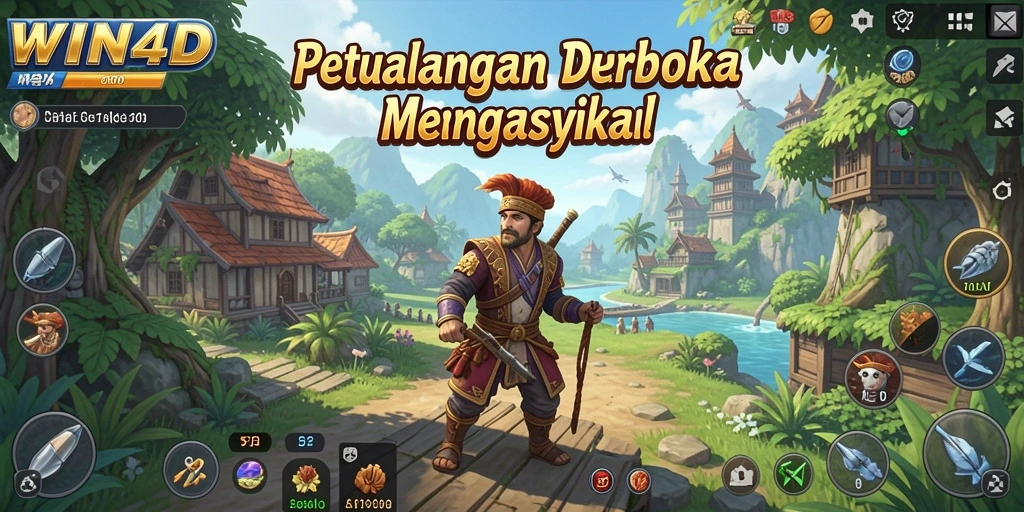 Gameplay menyenangkan dalam dunia terbuka WIN4D.